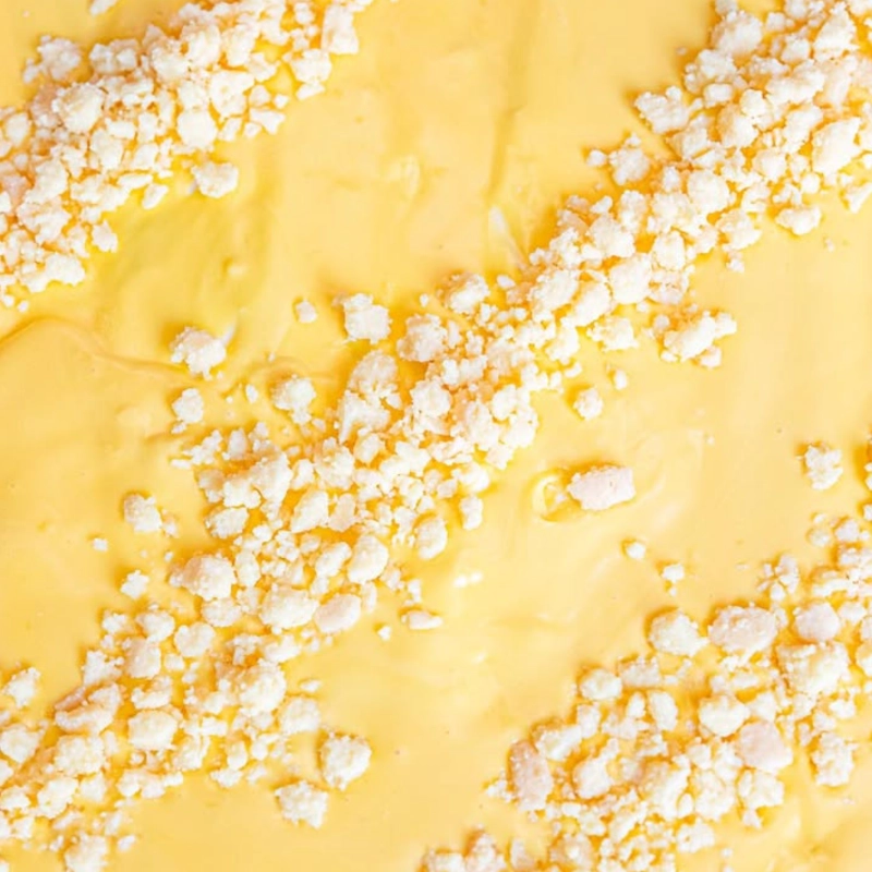 Cocco, crumble e crema al limone