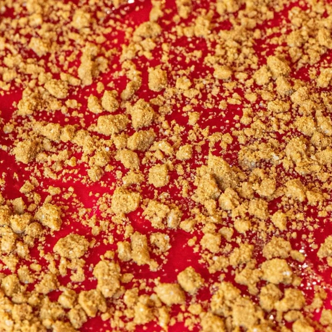 Cheesecake farcito con Lotus belga